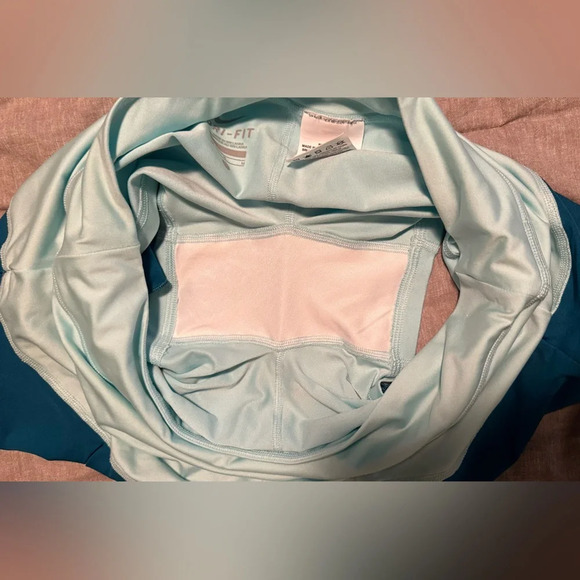 Nike Dri-FIT Tennis Golf Skort Skirt Glacier Ice Green Blue Medium - Picture 6 of 7